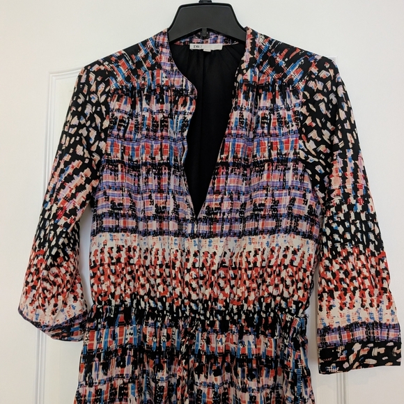DR2 Vibrant Plaid and Abstract Dress Size Small - Picture 5 of 8